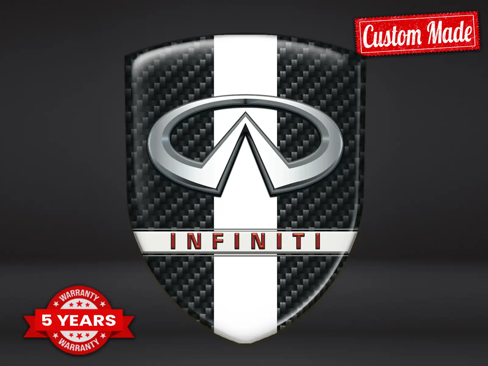 Infiniti Emblema Auto Máximo Resistentes Estilos Pro Rendimiento